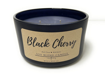 Black Cherry 3 Wick Candle