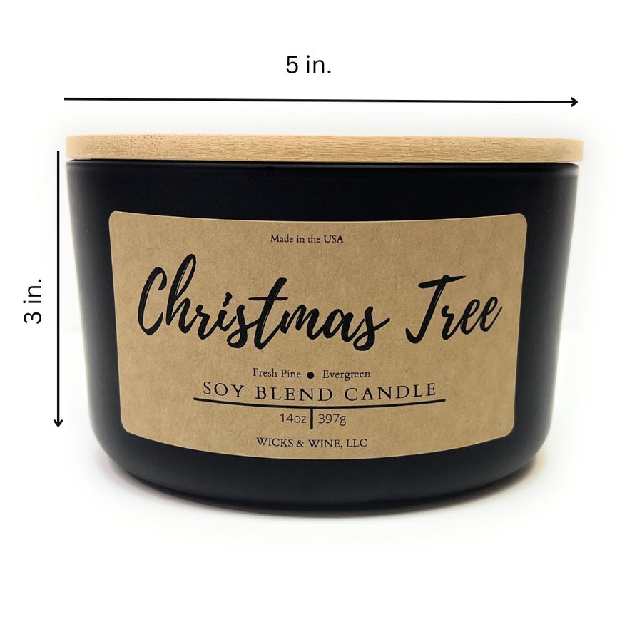 Christmas Tree 3 Wick Candle