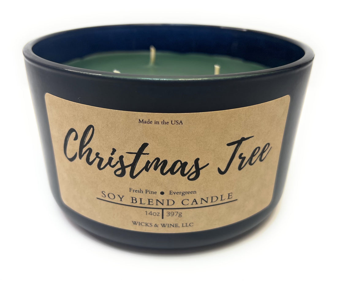 Christmas Tree 3 Wick Candle