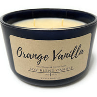 Orange Vanilla 3 Wick Candle