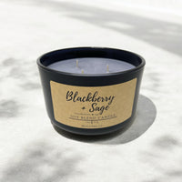 Blackberry + Sage 3 Wick Candle