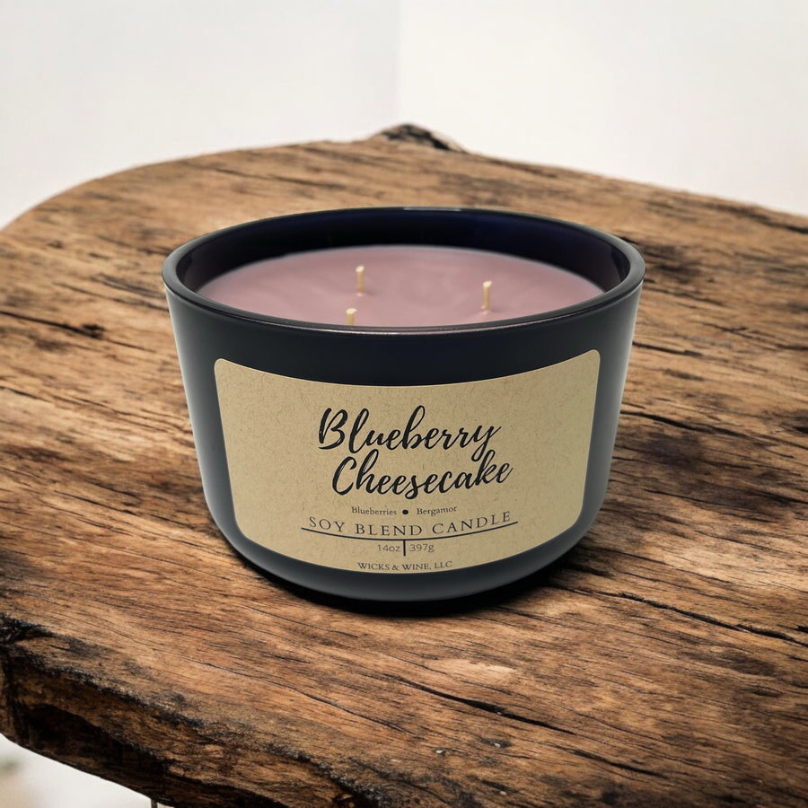 Blueberry Cheesecake 3 Wick Candle