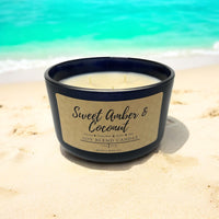 Sweet Amber & Coconut 3 Wick Candle