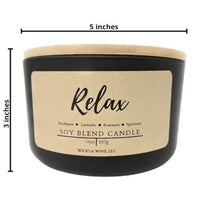 Relax 3 Wick Candle