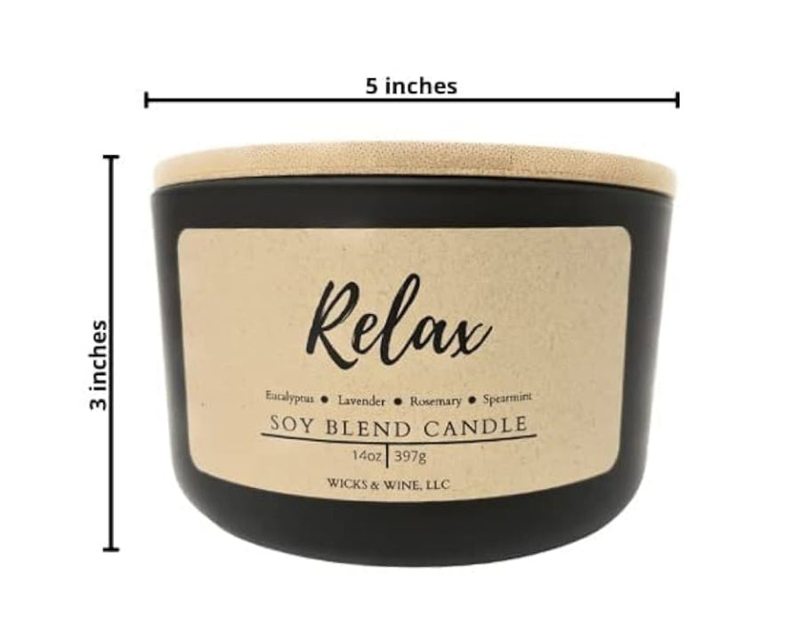 Relax 3 Wick Candle