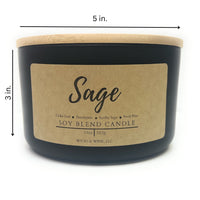 Sage 3 Wick Candle